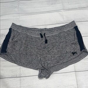 PINK Victoria's Secret Gray and Black Athletic Shorts